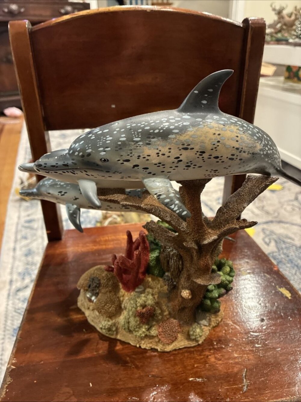 Mike Atkinson Coral Companions 3 Dolphins The Danbury Mint